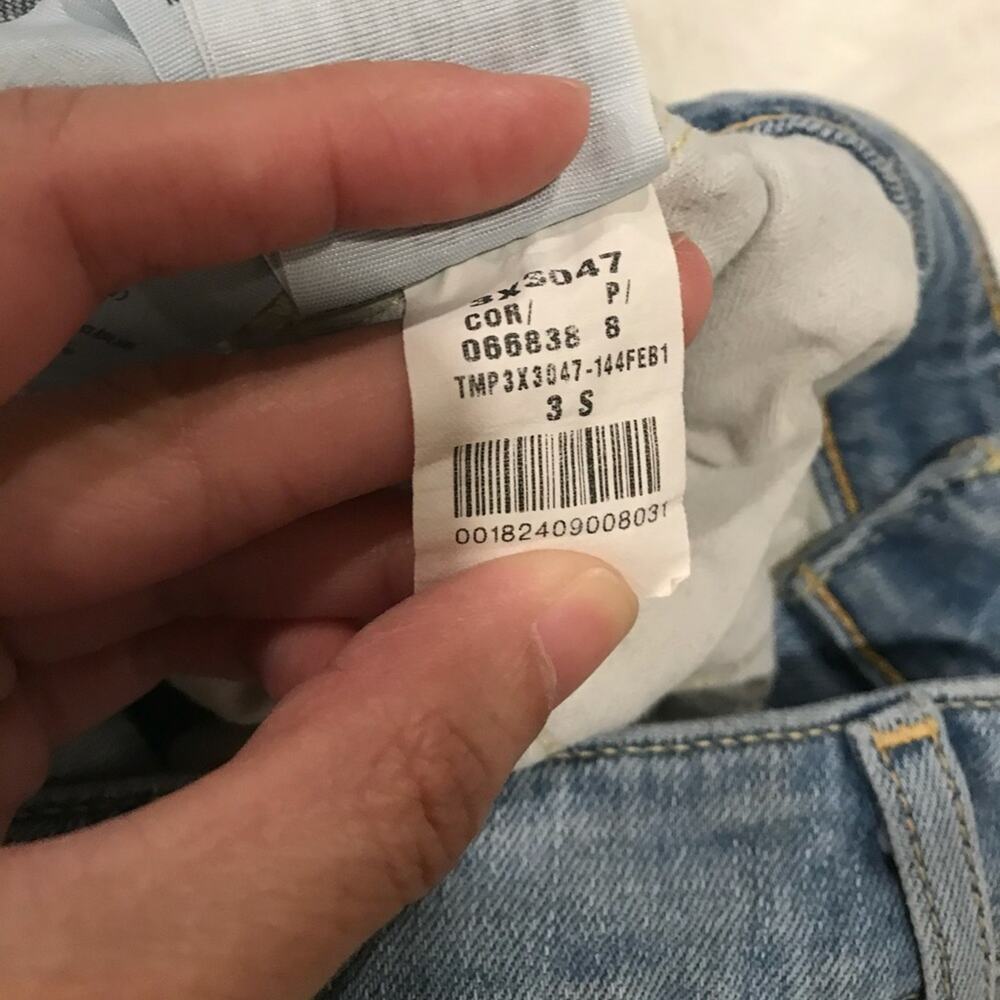 Hollister Wash out white Long Jeans 3S W26 L31 - Picture 7 of 7